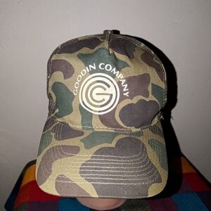 Goodin Company Plumbing Products Camo Embroidered Snapback Cap Hat